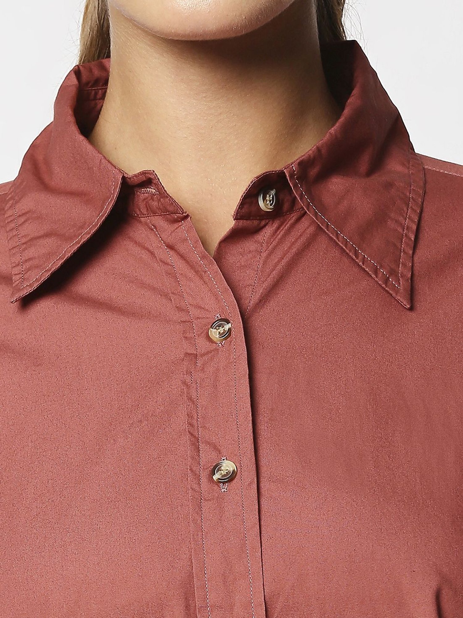 Remanika Red Pure Cotton Shirt
