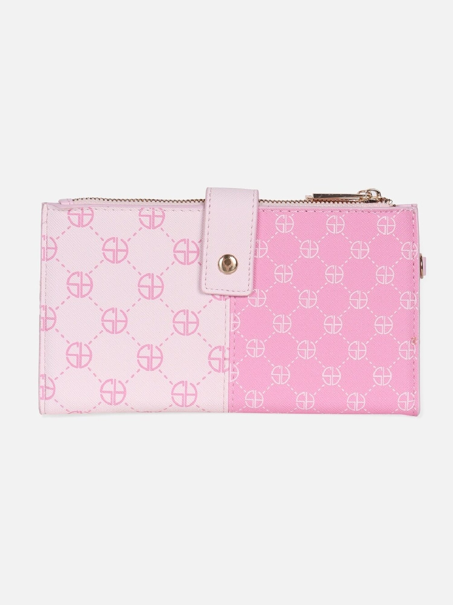 Allen Solly Pink Printed Bi-Fold Wallet for women