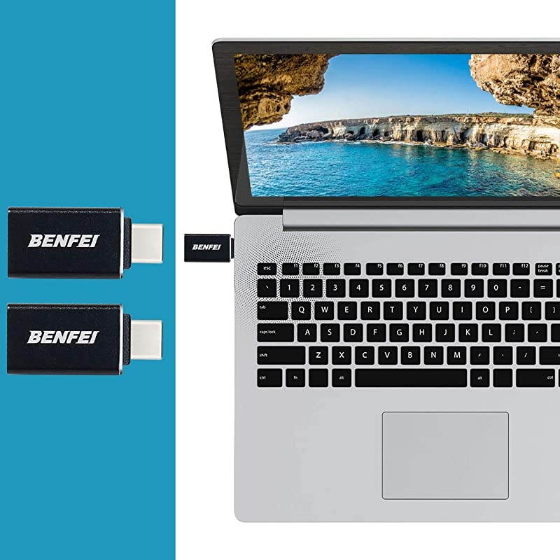 USB C to USB 30 Adapter  5 Pack USB C to A Male to Female Adapter Compatible with MacBook 2018 2017 2016 Samsung Galaxy Note 8 Galaxy S8 S8+ S9 Google Pixel Nexus and More Black