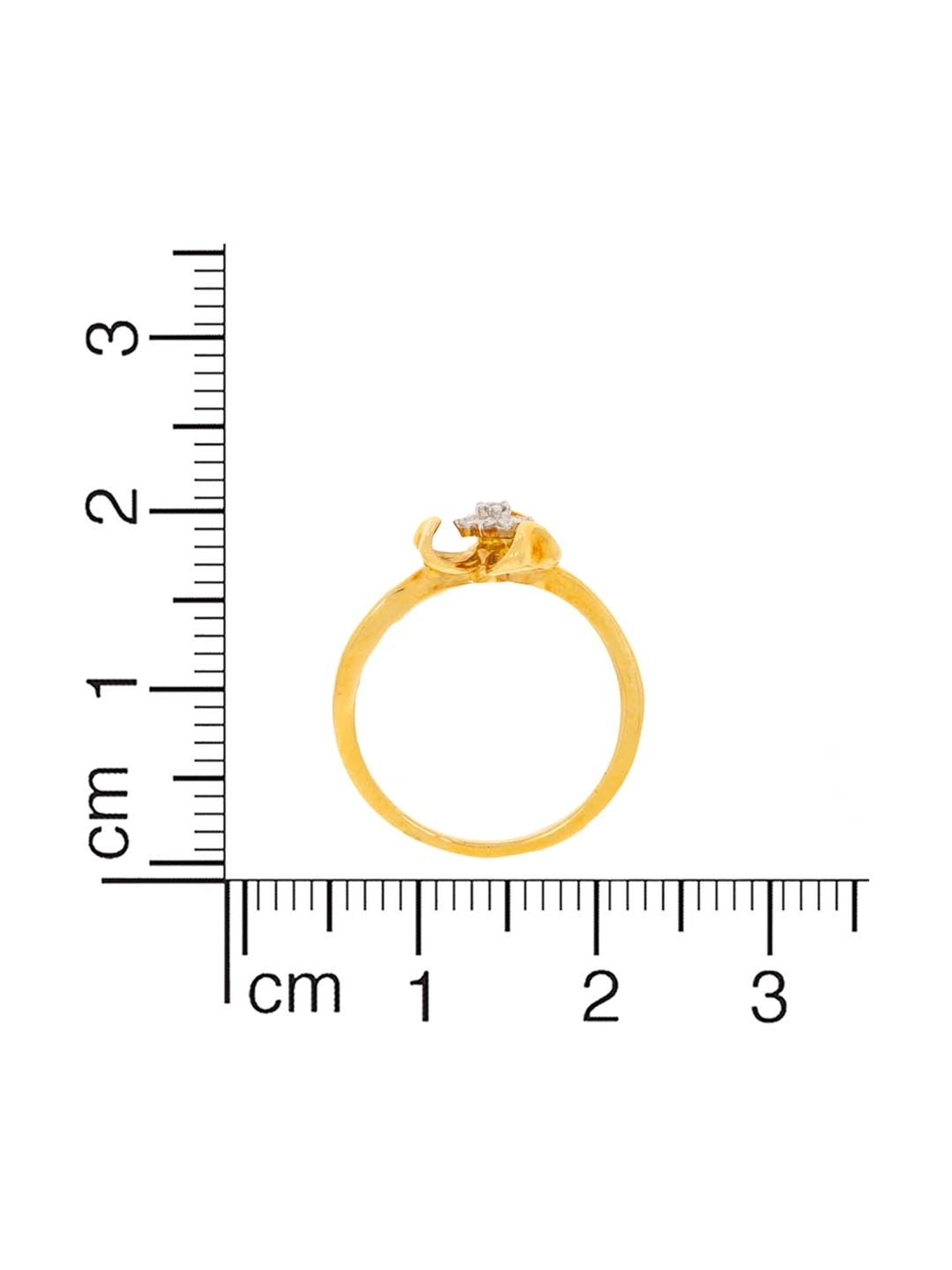 Waman Hari Pethe Jewellers 18k Gold & Diamond Ring for Women