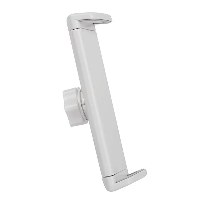 TabletPhone Clip Replacement Floor Stand Swivel 360&deg; Rotating Tablet Holder Fit for 4135quot PhoneTablets Clamp White