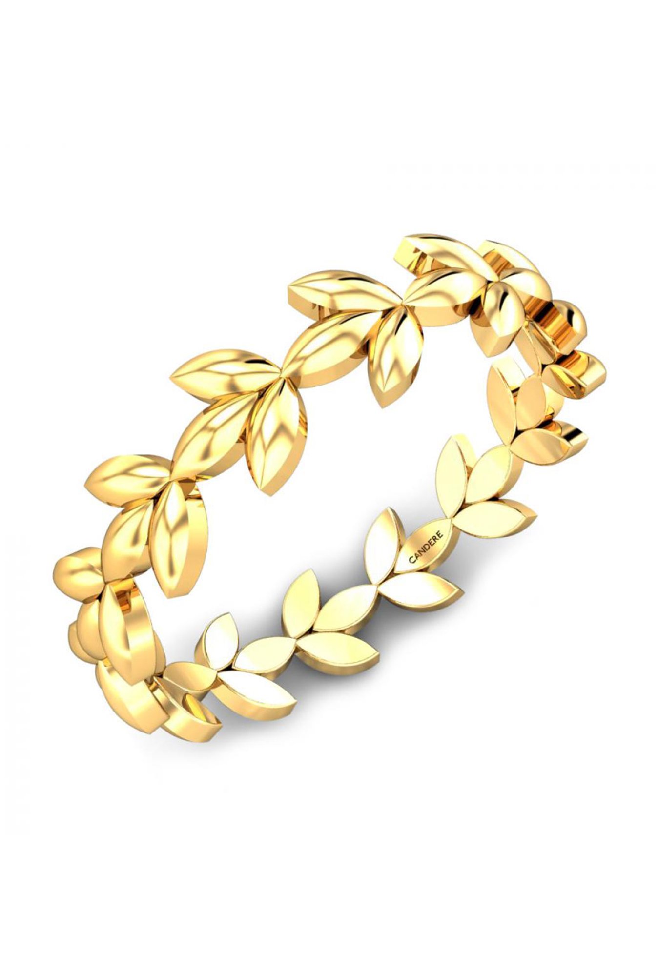 Candere by Kalyan Jewellers She & I Eternity 22k Gold Ring