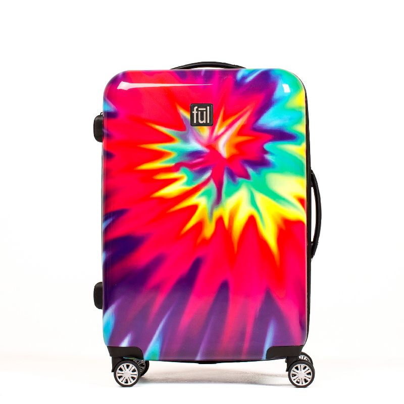 FUL 24" Hardside Spinner Suitcase - Tiedye Swirl