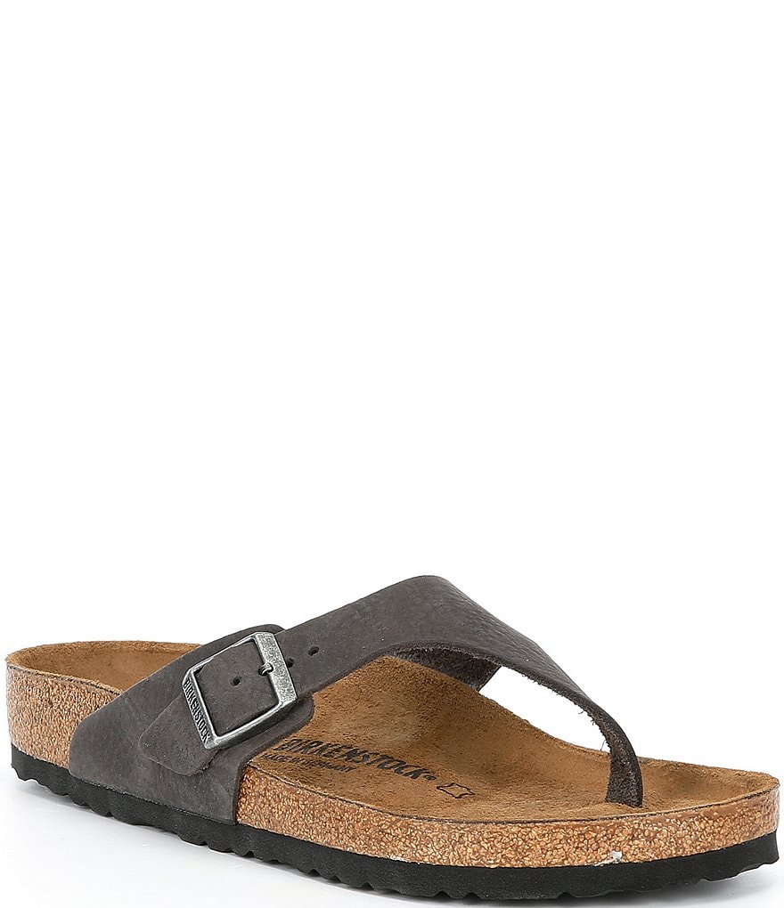 Birkenstock Men's Como Leather Thong Sandals