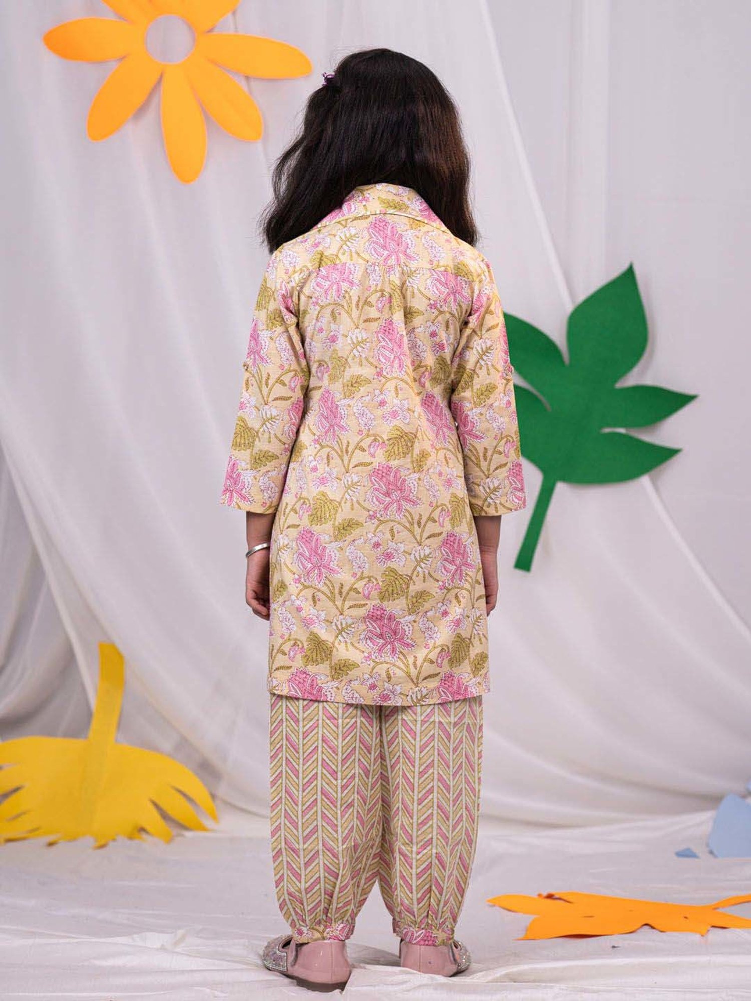 Mothercare Kids White & Yellow Cotton Printed Top Set