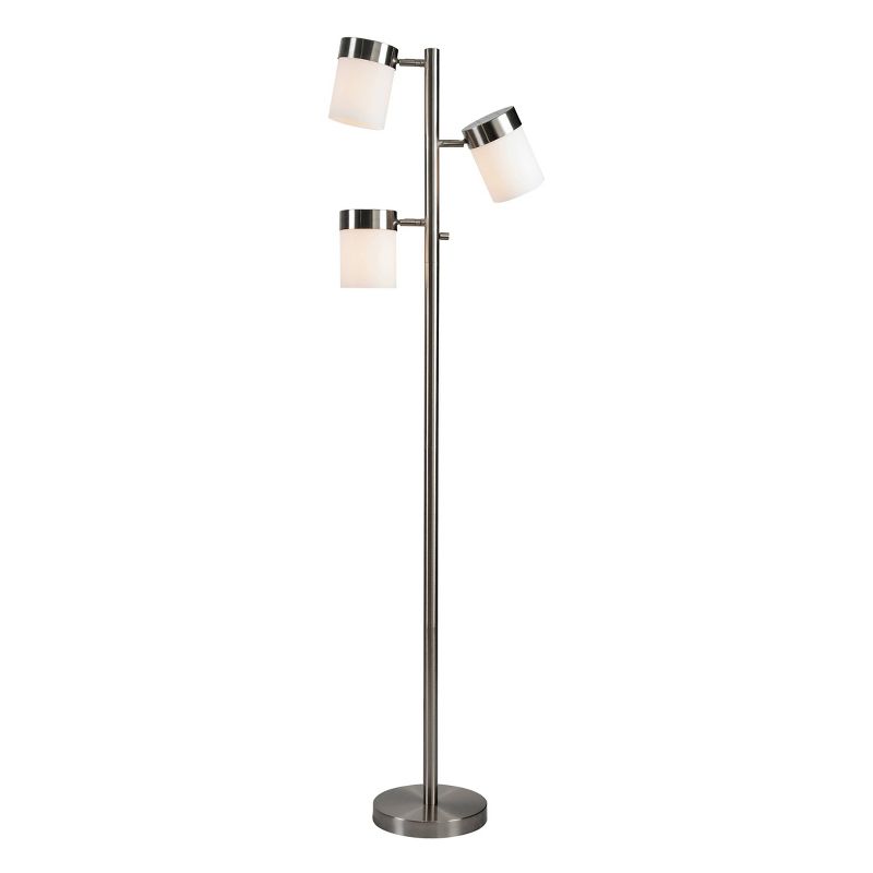 3-way Floor Lamp Stainless Steel - Kenroy Home