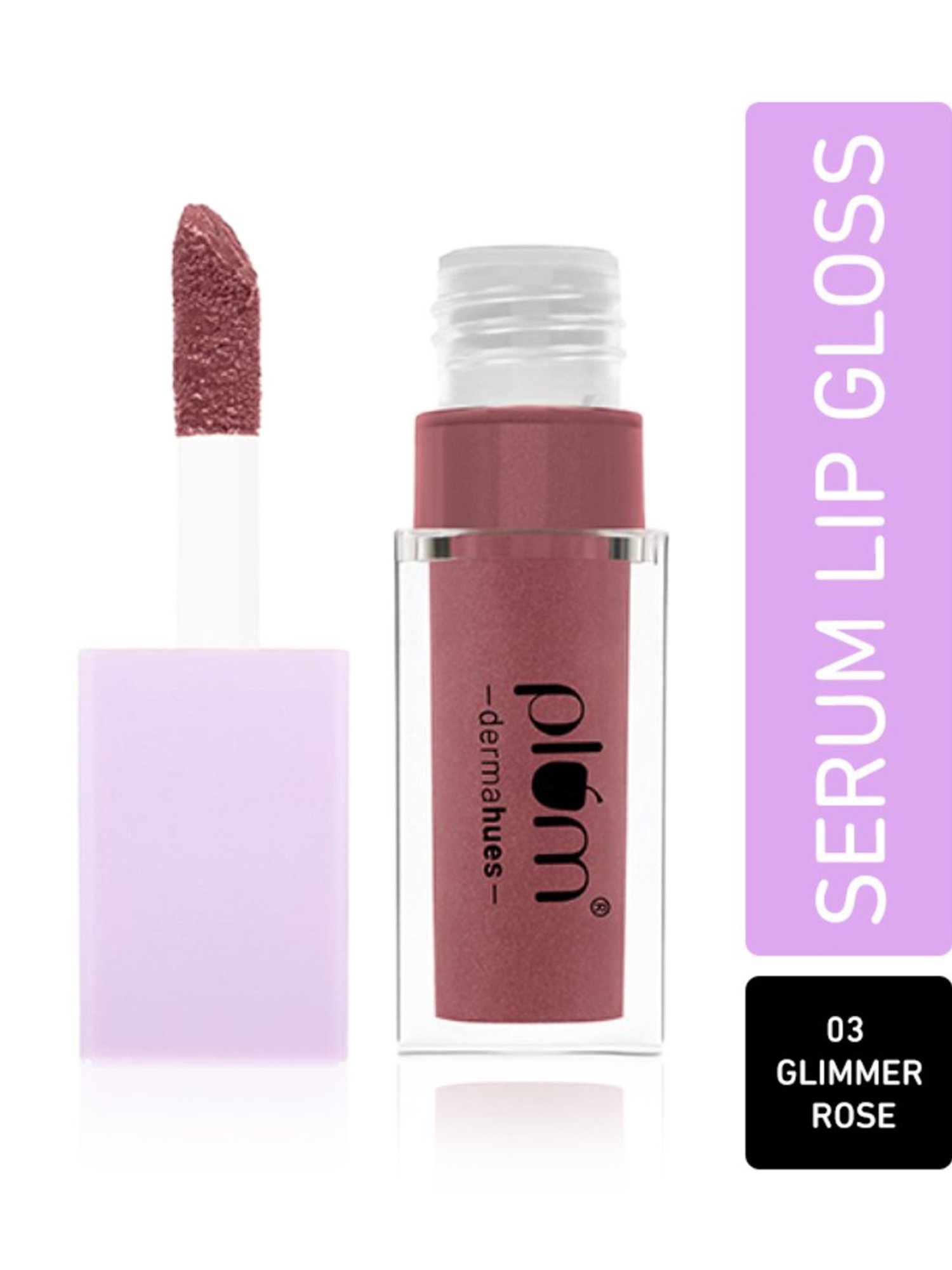 Plum Dermahues Serum Lip Gloss 03 Glimmer Rose - 6.5 ml