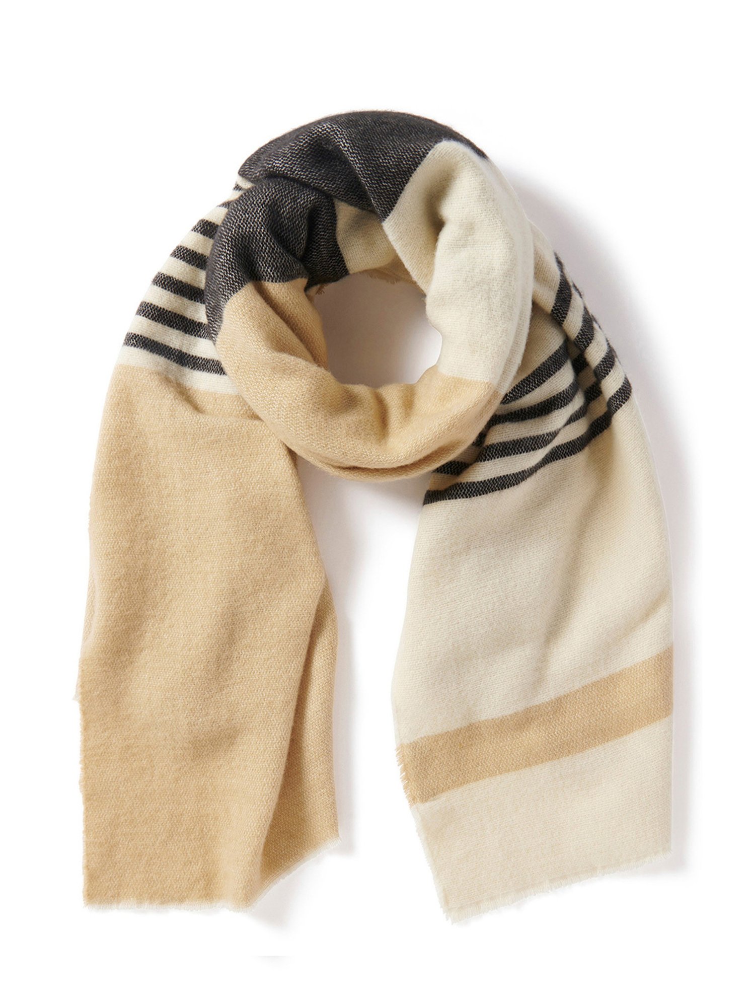 Forever New Multicolor Striped Scarf