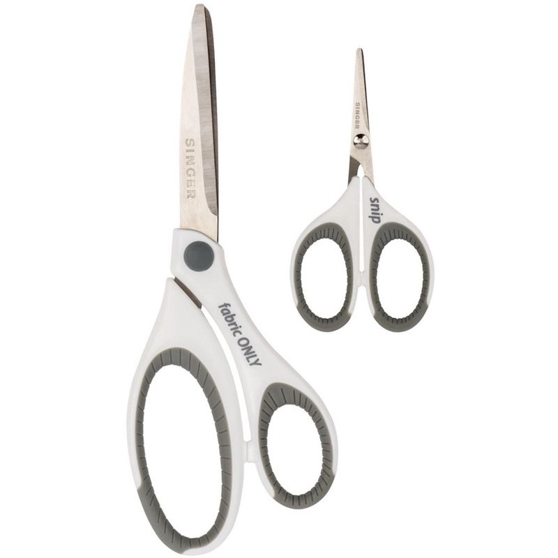 Singer Sewing Scissors Set 2/Pkg-8.5" Fabric & 4" Mini Detail Scissors
