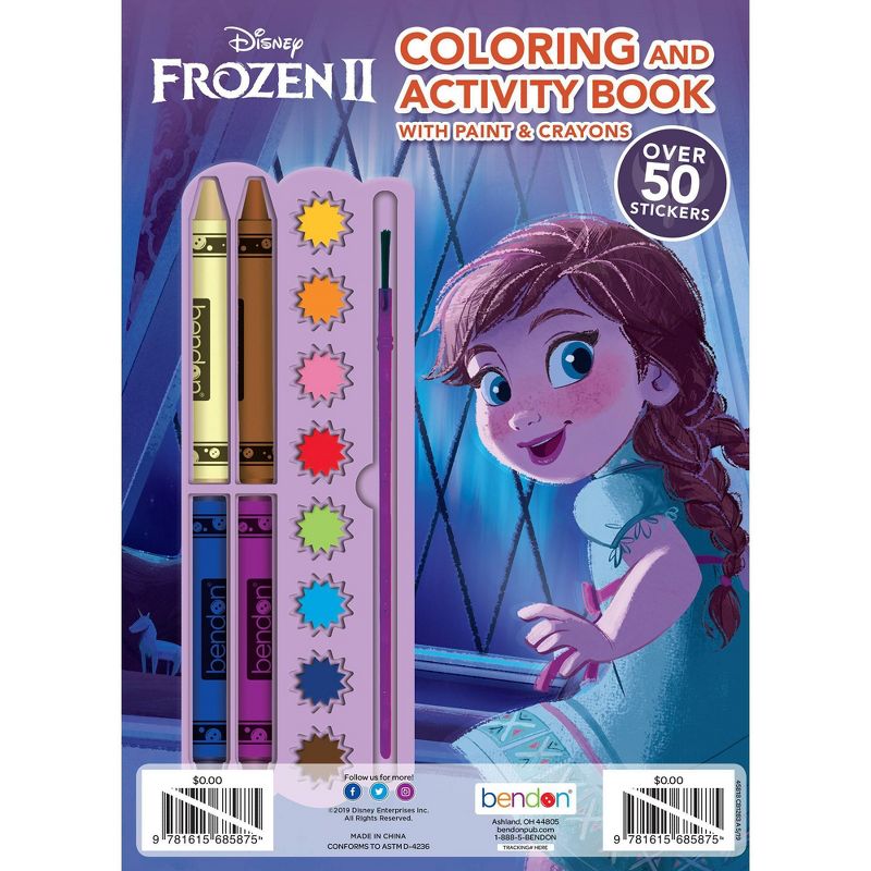 Frozen 2 Crayon & Paint -  (Paperback)
