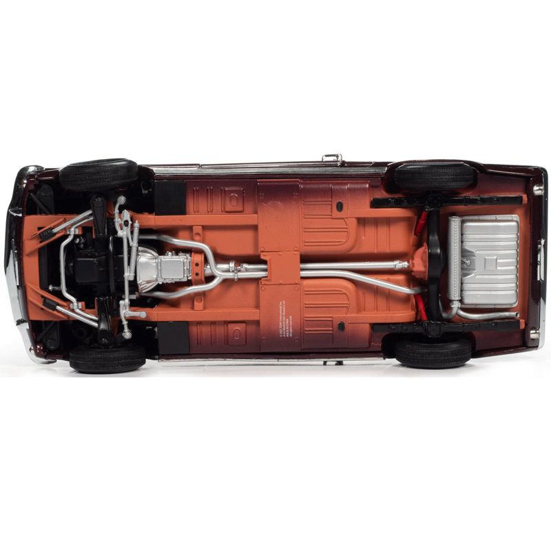 1965 Ford Mustang 2+2 Vintage Burgundy Metallic "American Muscle 30th Anniversary" 1/18 Diecast Model Car by Autoworld