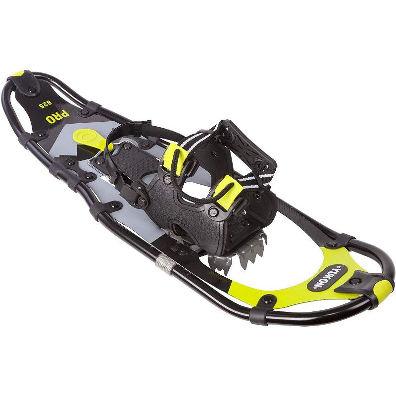Yukon Charlie's Pro Series Men's 8 x 25-inch Backwoods Snowshoe, Black/Yellow