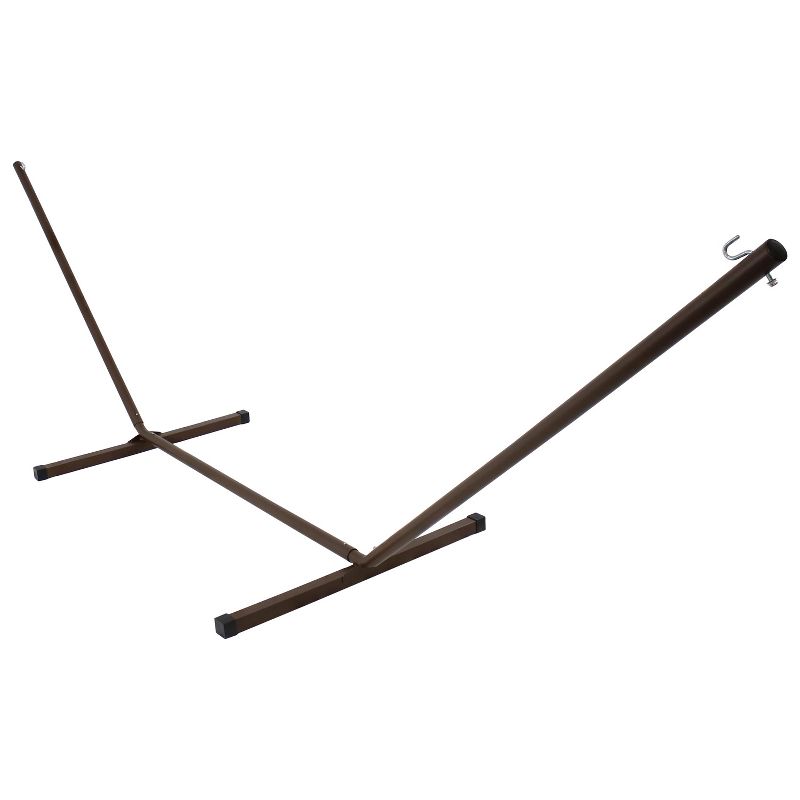 Sunnydaze Heavy-Duty Steel Hammock Stand - Bronze - 350 lb Weight Capacity/12' Stand
