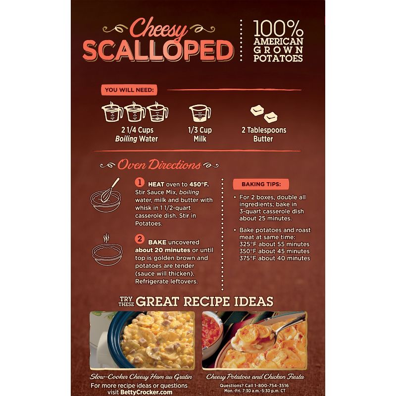 Betty Crocker Homestyle Cheesy Scalloped Potatoes 5oz
