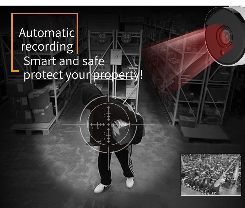 Security Camera System 4CH 5MP HD NVR Kit CCTV Two Way Audio AI Face Detect Outdoor Video Surveillance IP Camera Set