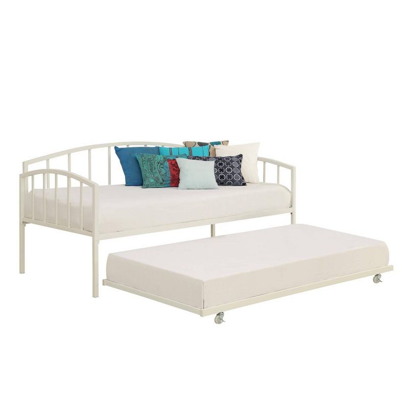 Gavin Universal Metal Trundle for Daybeds White - Room & Joy