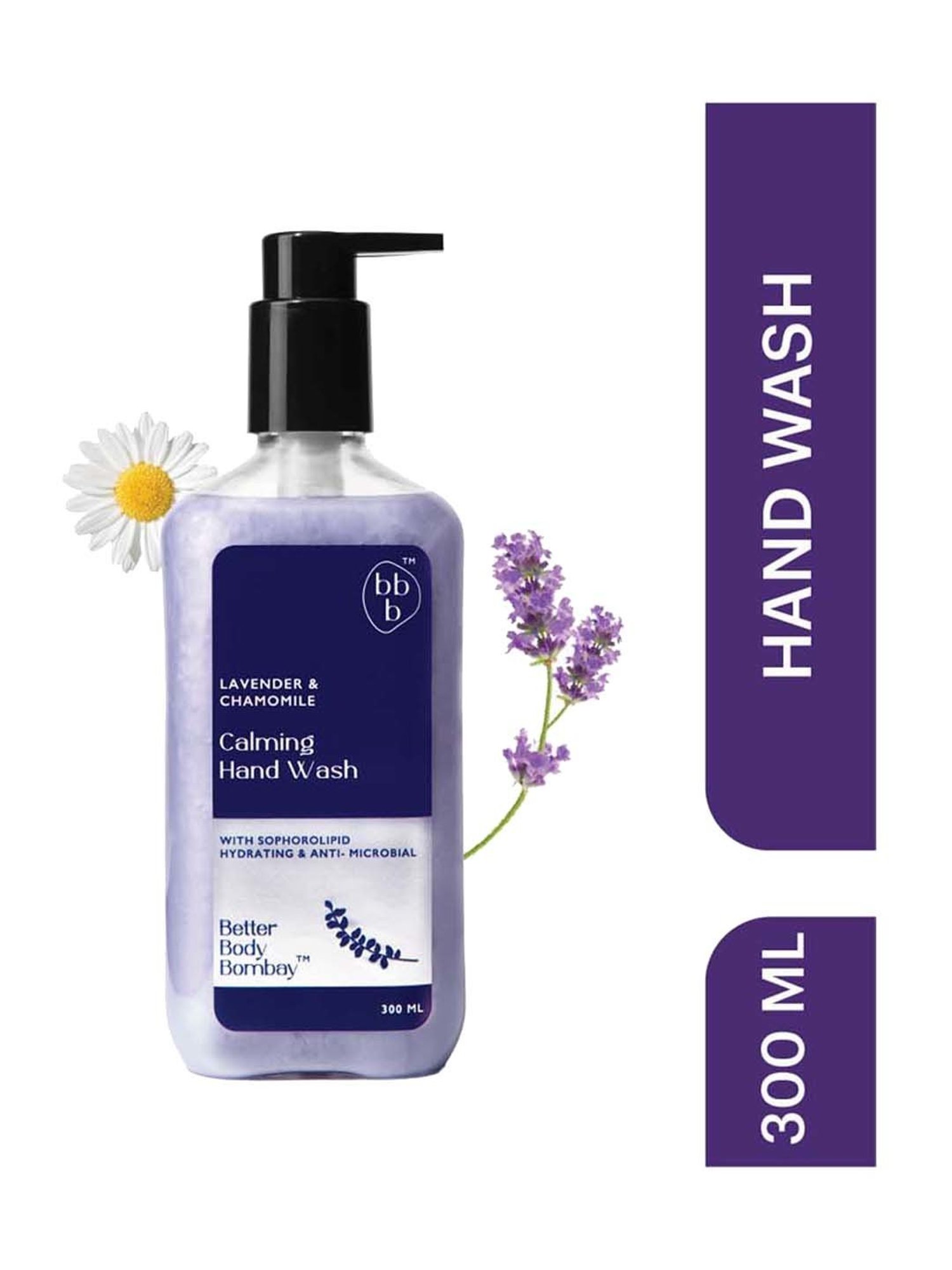 bbb Better Body Bombay Lavender & Chamomile Calming Hand Wash - 300 ml