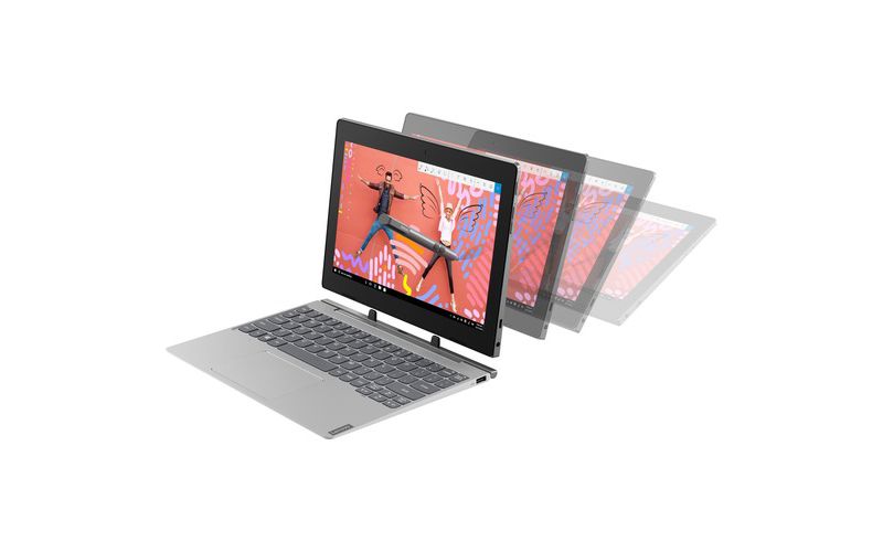Lenovo IdeaPad D330-10IGM 81MD001VUS 10.1" Touchscreen 2 in 1 Notebook - 1280 x 800 - Celeron N4000 - 4 GB RAM - 64 GB Flash Memory