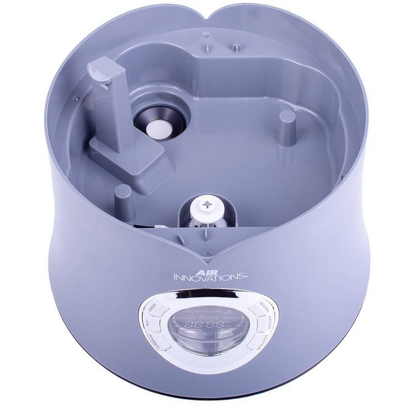 Air Innovations 2.15 Gal Ultrasonic Cool Mist Humidifier with Aroma Tray Platinum