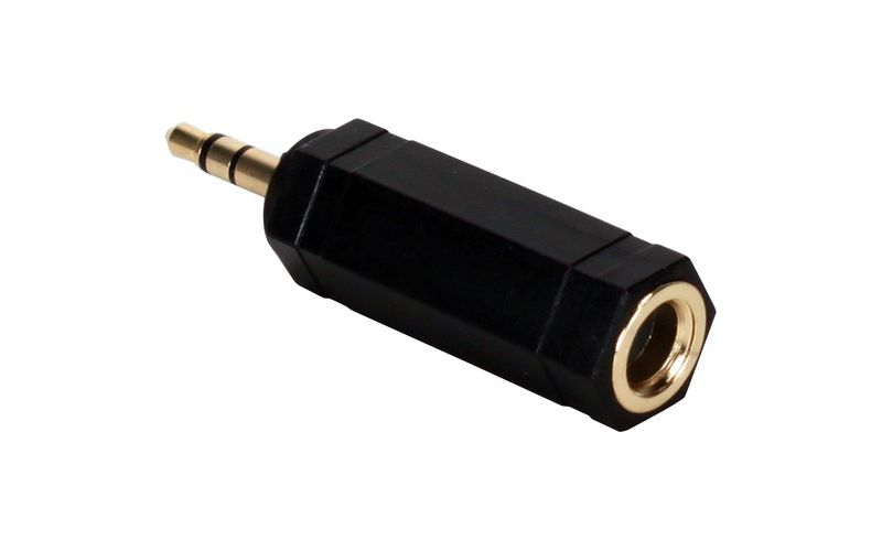 QVS Standard Audio Adapter Black (CC399PS-MF)