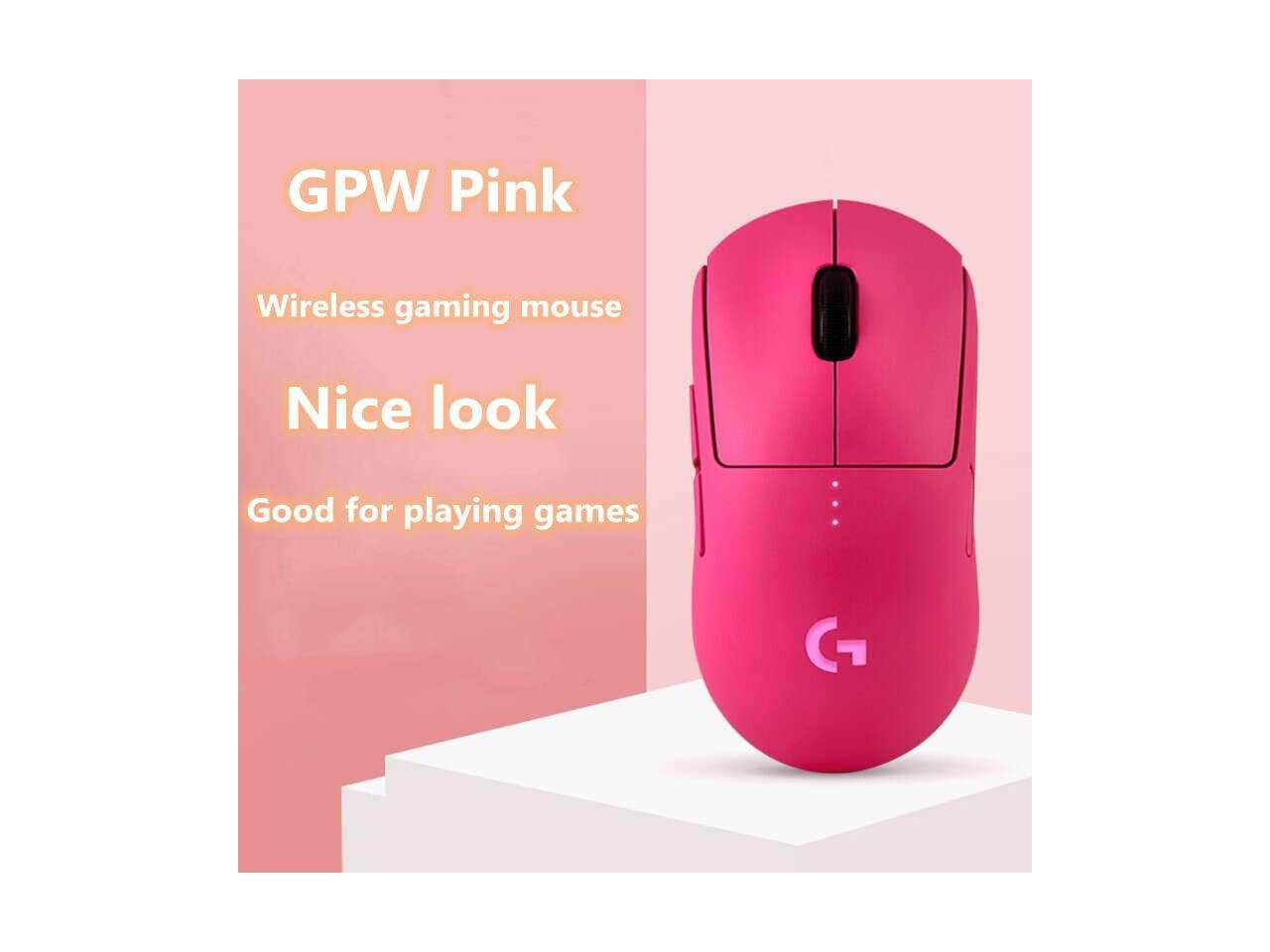 Logitech G Pro Wireless Gaming Mouse,With Esports Grade Performance LIGHTSPEED Wireless HERO 16K Sensor, Pink(limited edition)