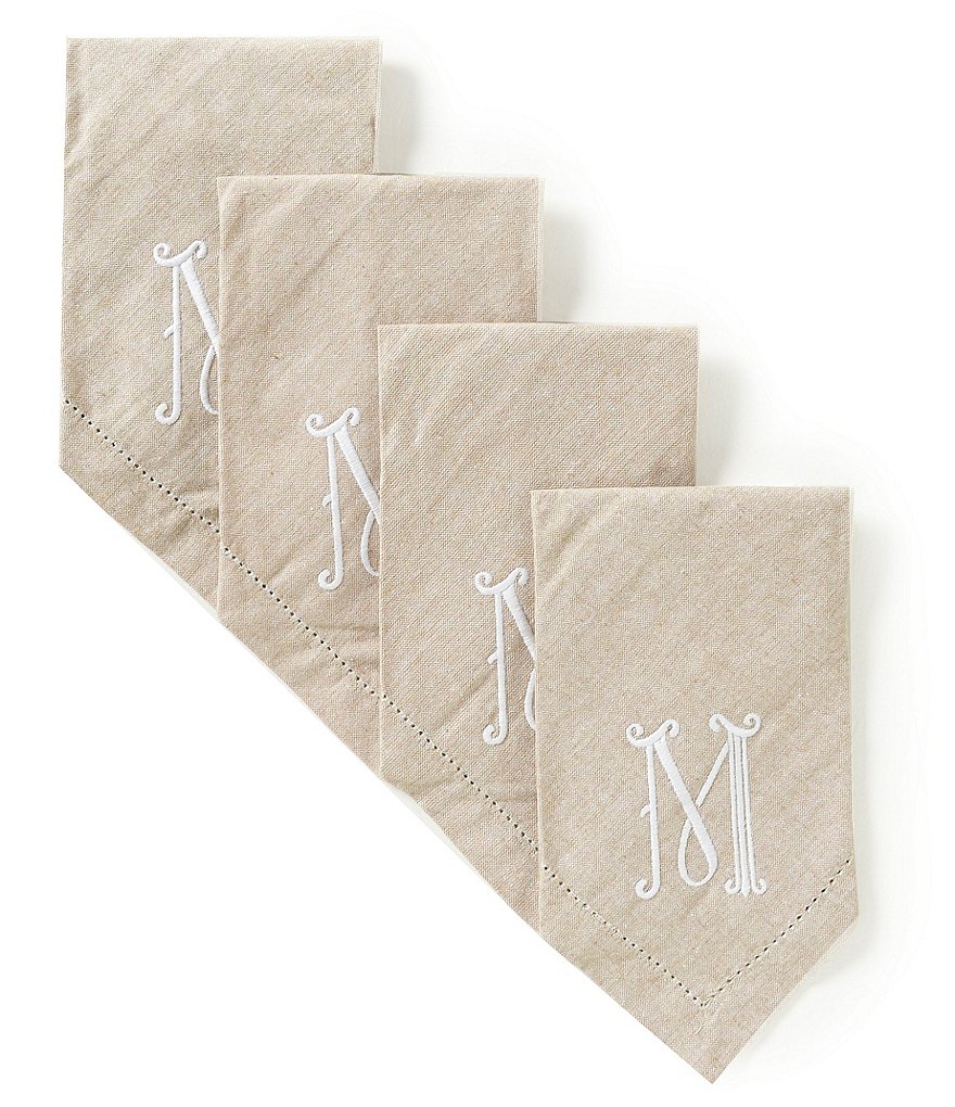 Mud Pie Initial Napkin Set