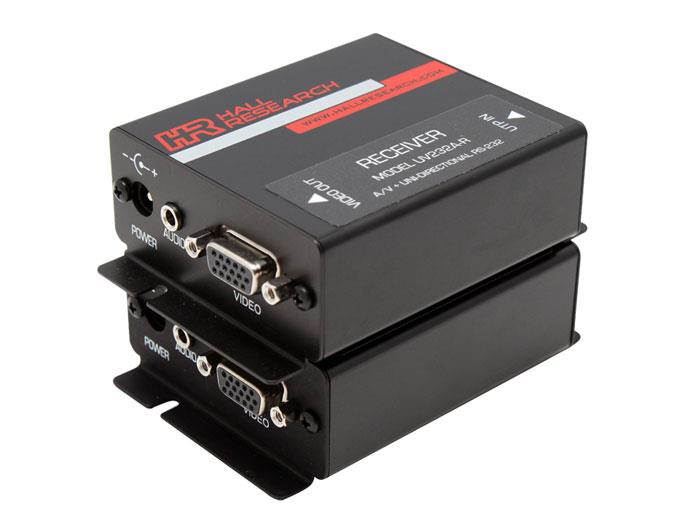 Hall Research - UV232A - Hall Research VGA Audio & Uni-Directional RS-232 Sender and Receiver Kit