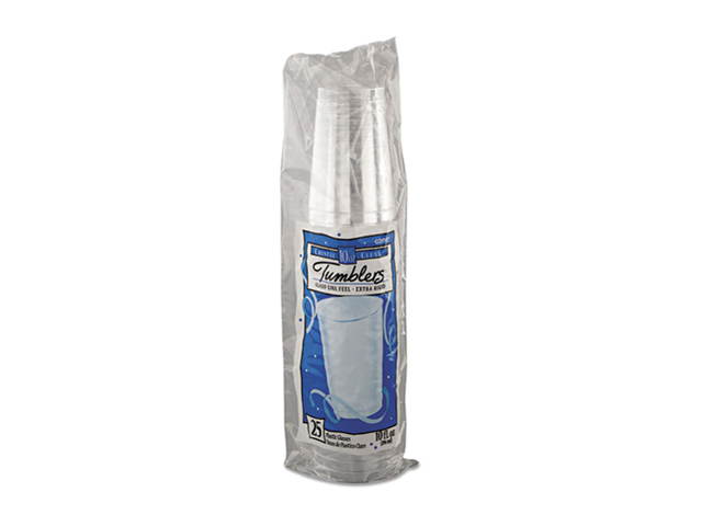 WNA T10 Comet Plastic Tumblers, Cold Drink, Clear, 10oz, 500/Carton