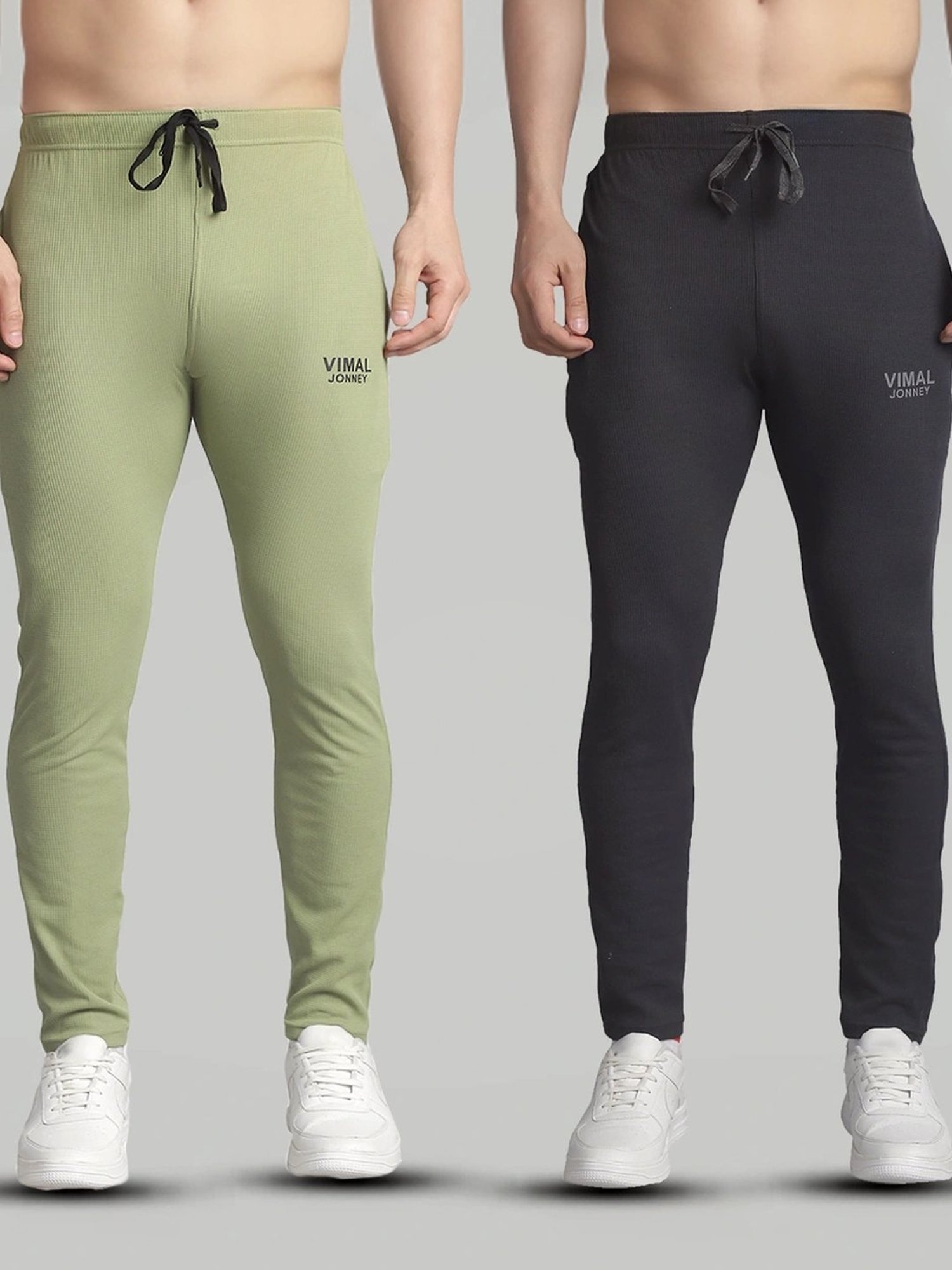 Parx Black Jogger Fit Joggers