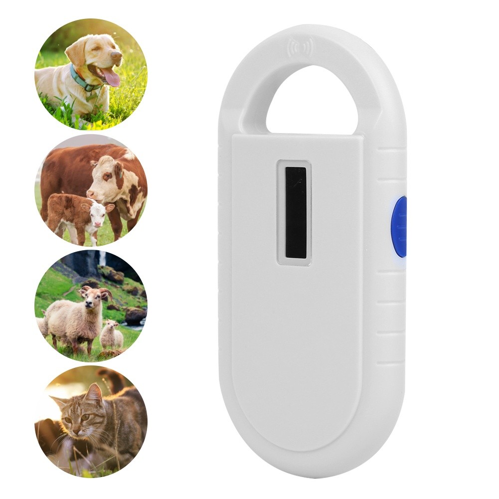 134.2khz RFID Animal Chip Reader Pet Microchip Scanner ISO11784/5 FDX-B ID64