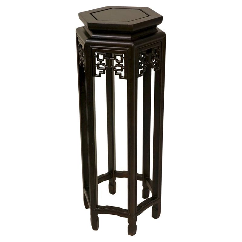 Hexagon Plant Stand 36" - Oriental Furniture