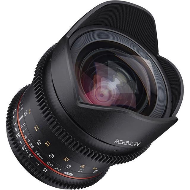 Rokinon 16mm T2.6 Cine DS Full Frame Lens for Nikon #FFDS16M-N