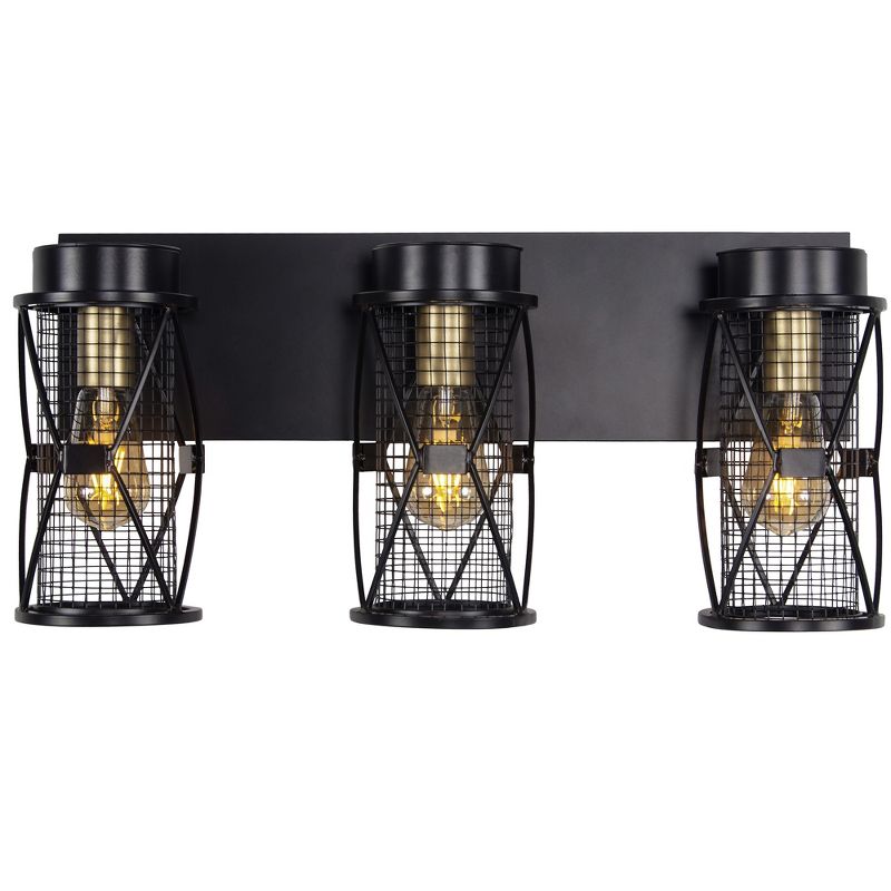 11" Harlequin 3 Light Bath Fixture Warm Bronze/Gold - Varaluz