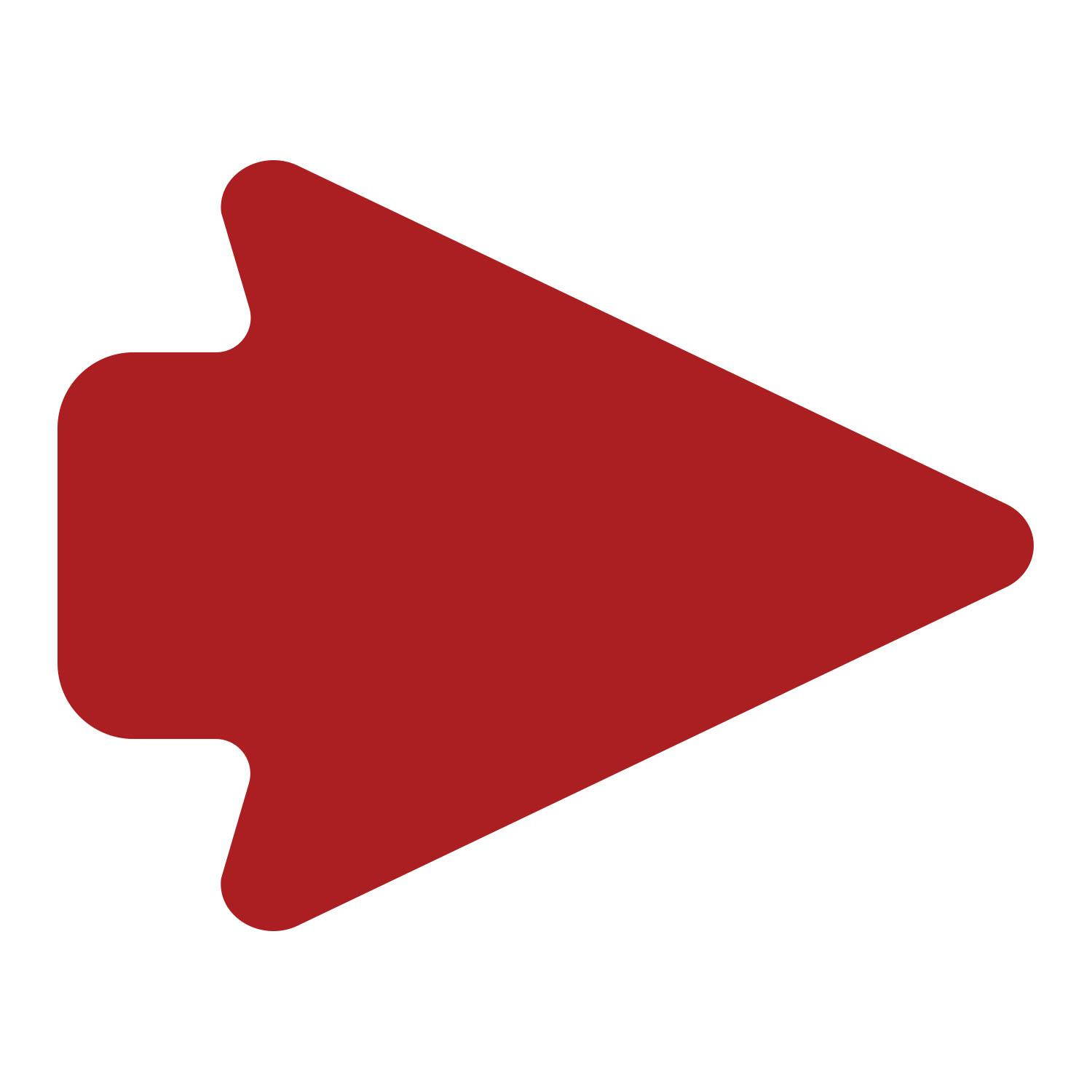 LiteMark 5 Inch Green Arrowhead Decals - Pack of 12