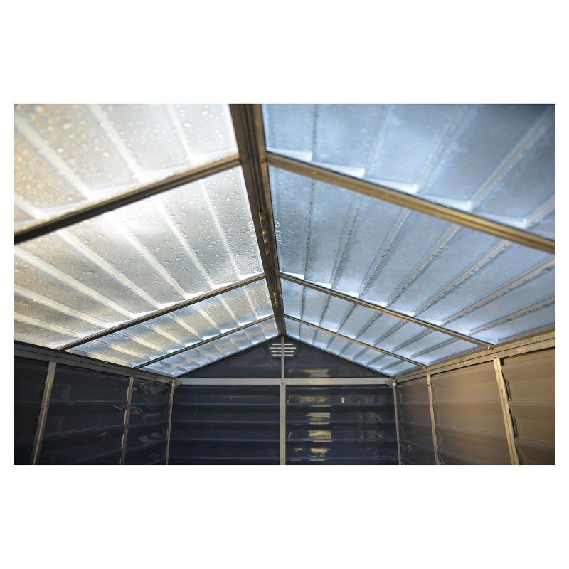6'X5' Skylight Shed - Gray - Palram