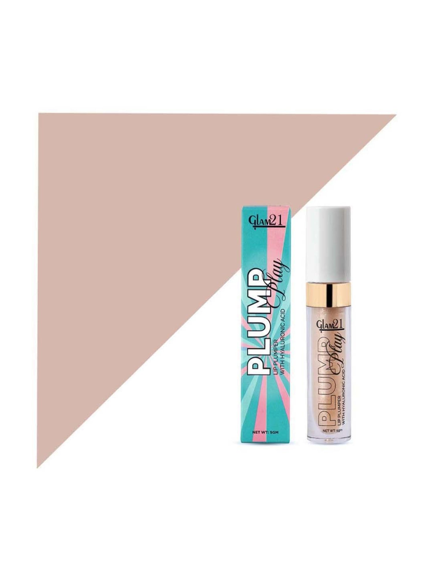 Glam21 Plump Play Lip Plumper 04 Nude Shimmer - 5 gm
