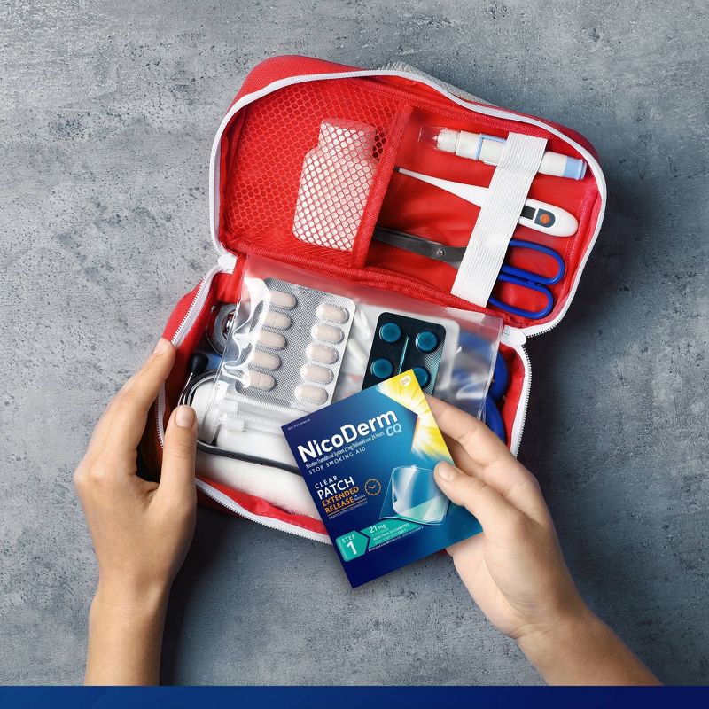 NicoDerm CQ Stop Smoking Aid Clear Patches Step 1 - 14ct