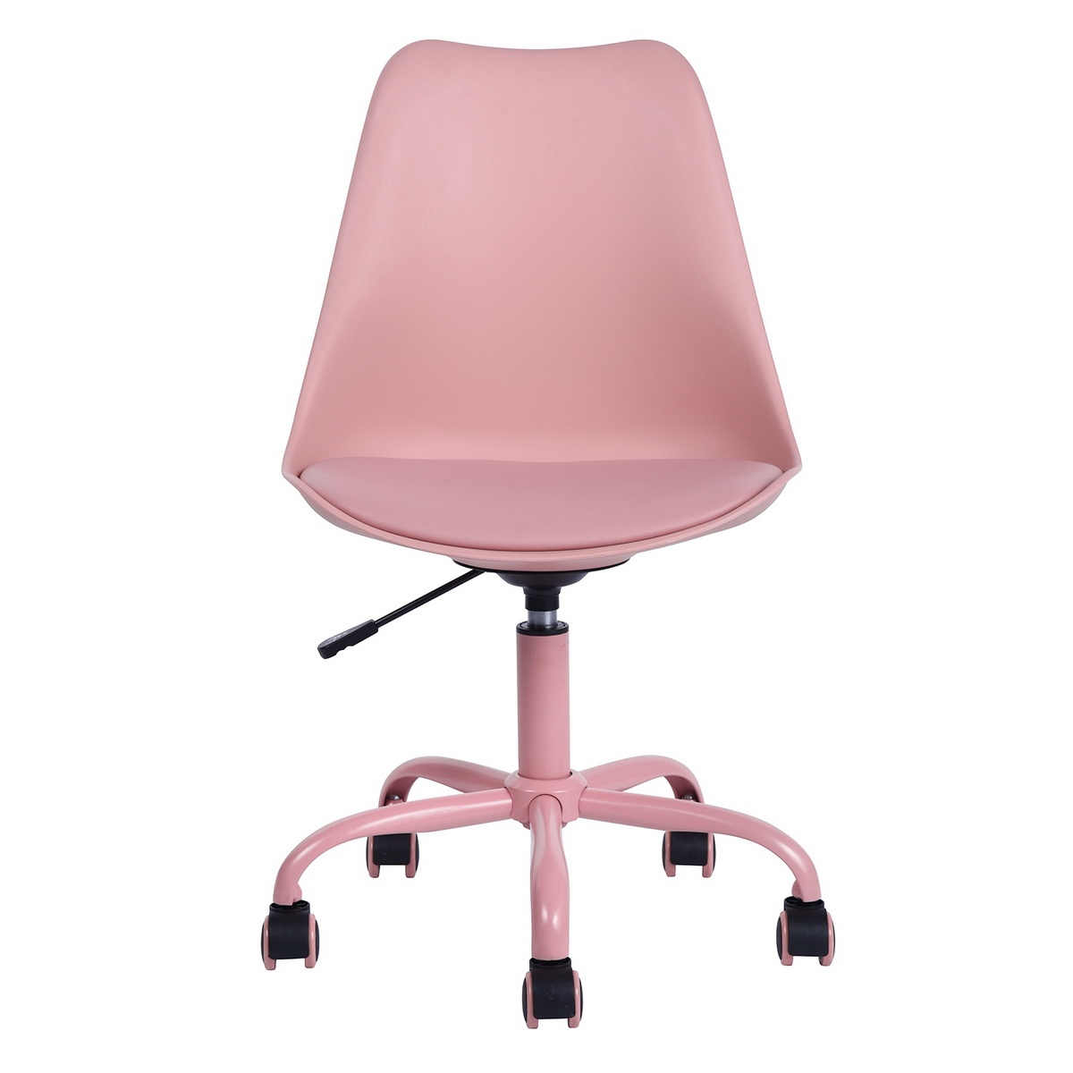 FurnitureR Task Chair Adjustable Swivel Office Chair, Pink
