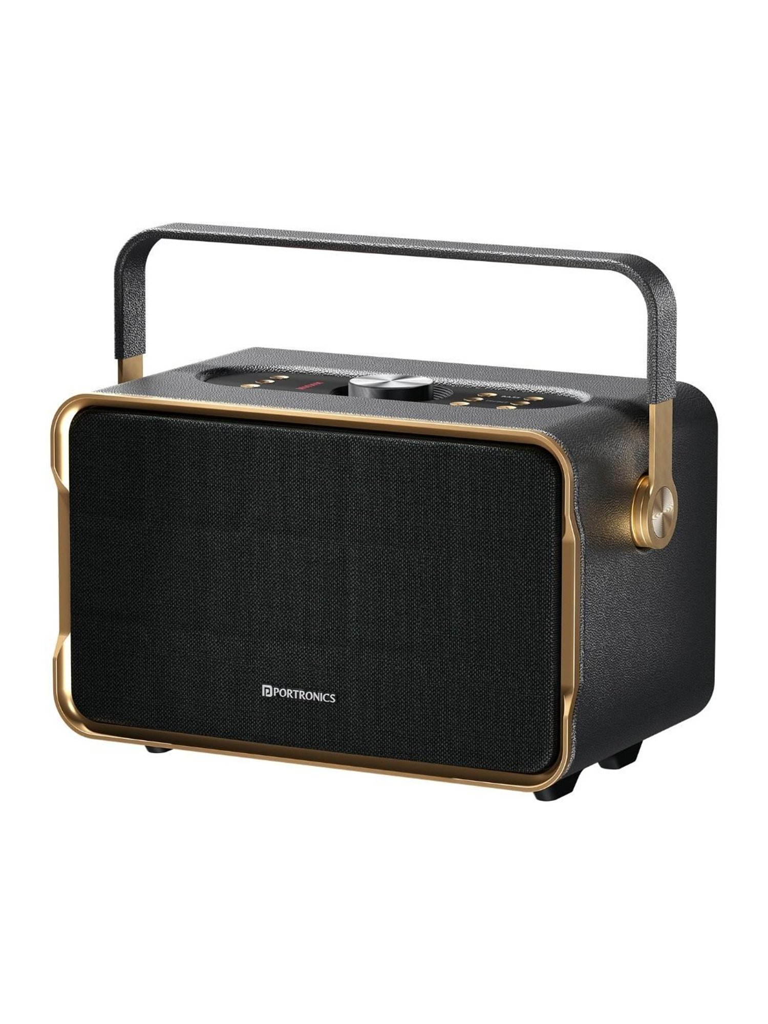 Portronics Harmony 80W Premium Portable HD Sound Speaker with Upto 6 Hours Playtime (Black)
