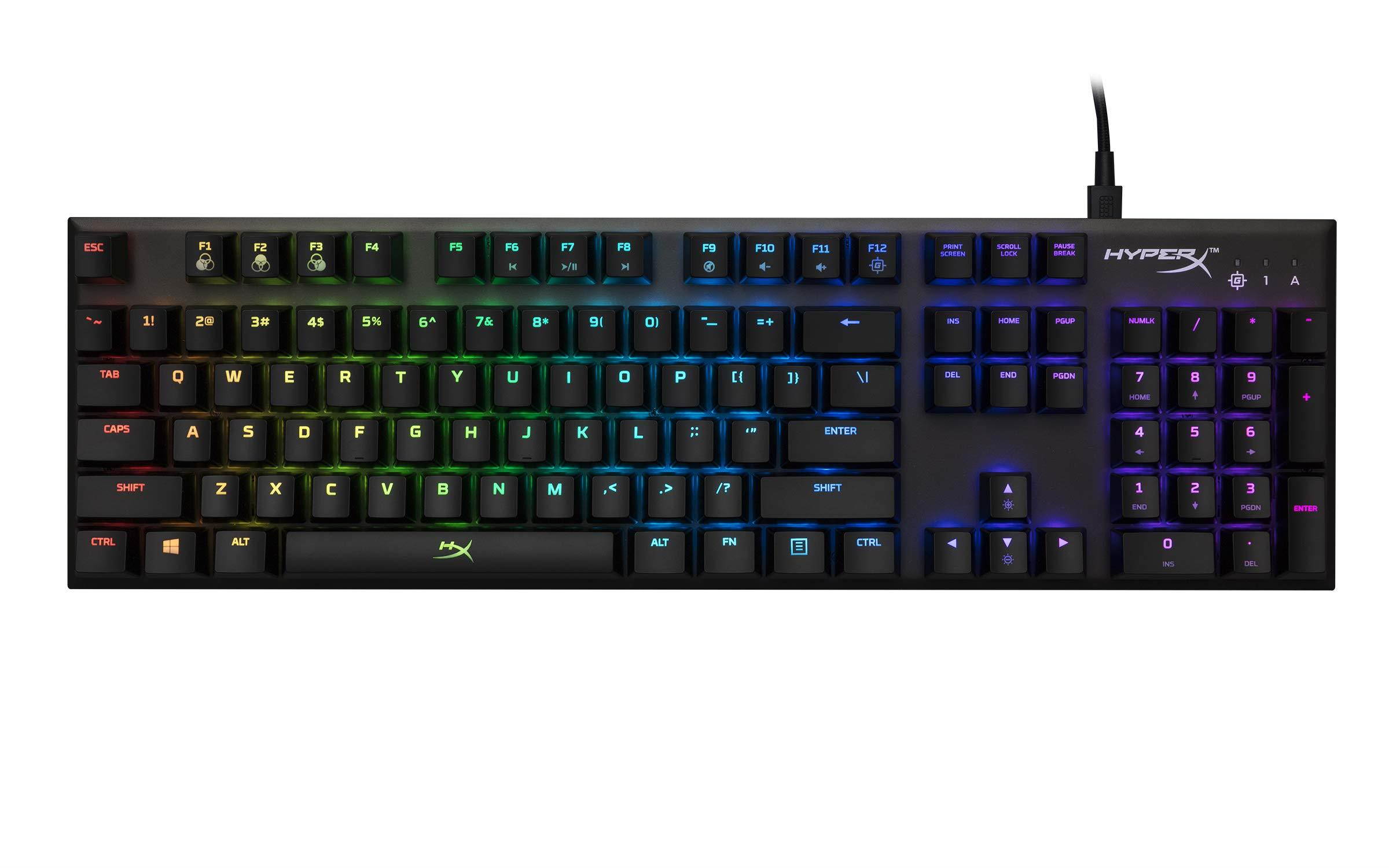 HyperX Alloy FPS RGB - Mechanical Gaming Keyboard and HyperX Pulsefire Core - RGB Gaming Mouse