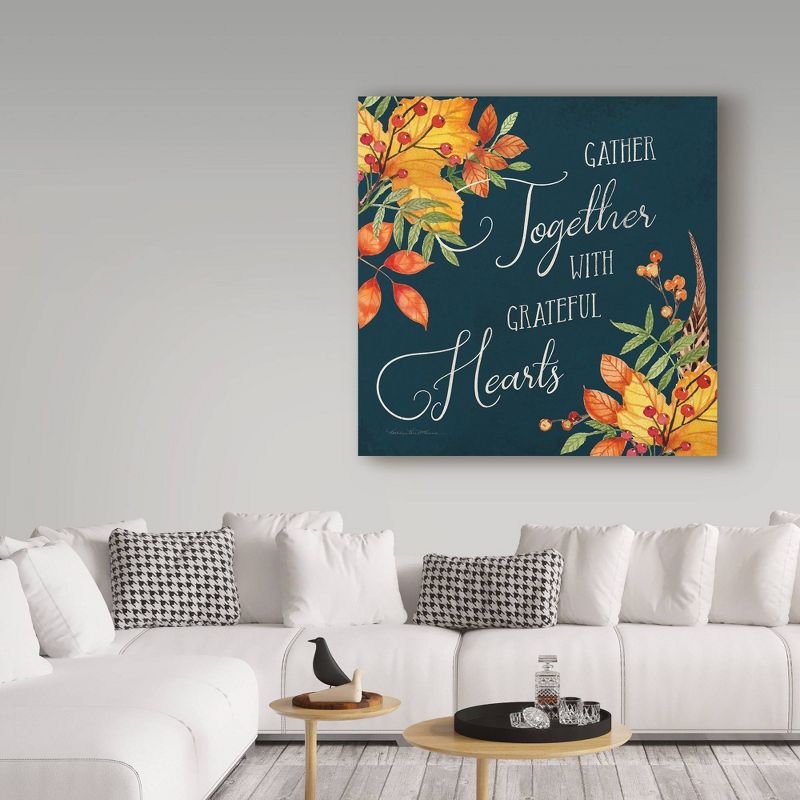 35" x 35" Autumn Splendor V by Kathleen Parr Mckenna - Trademark Fine Art