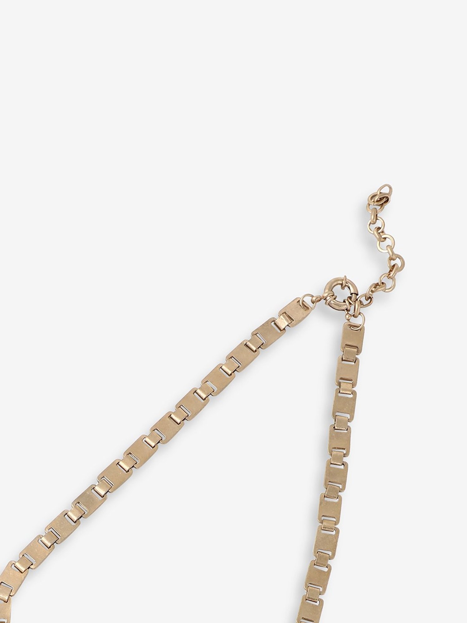 SOHI Gold Plated Designer Stone Necklace For Women