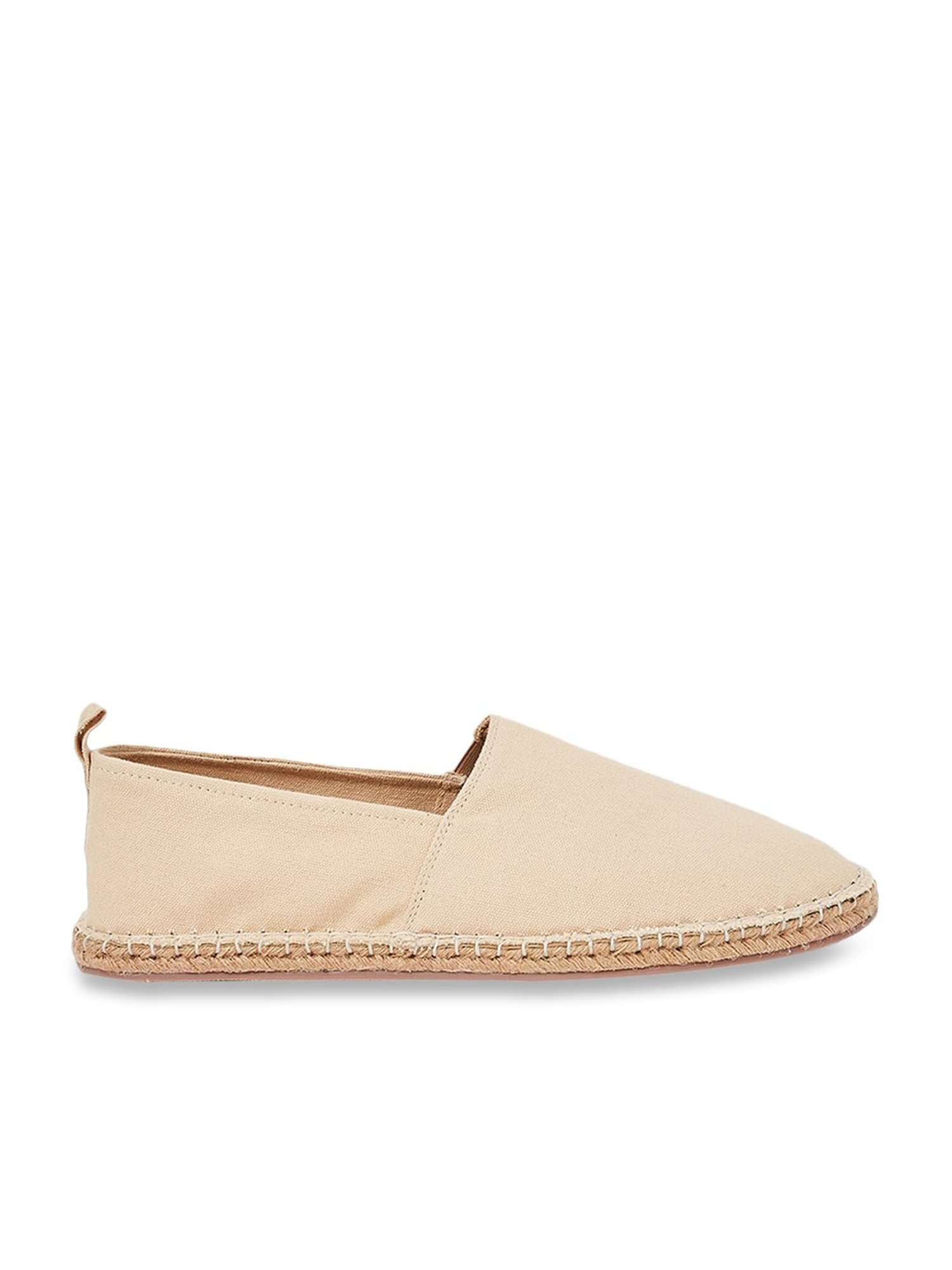 Styli Canvas Espadrille with Contrast Jute Sole