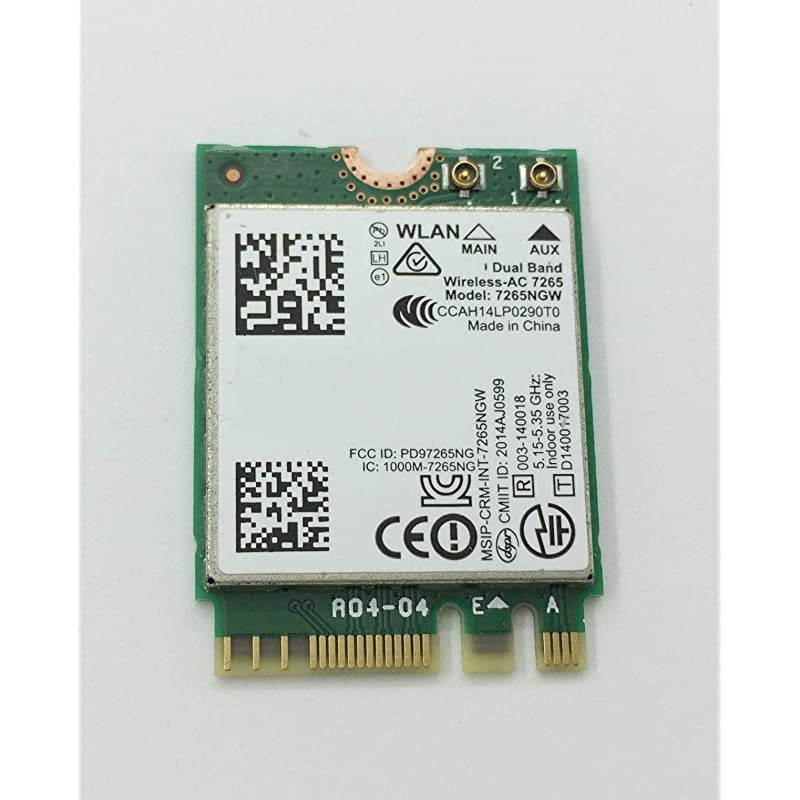 Dual Band WirelessAC 7265NGW WiFi Card for HP Chromebook 11 G4 G5 Pavilion 11V 11Y 13U 14AX 15BR M6AR M6W M7N 756748001 756751005 793840001 859354855 860883001 793841001