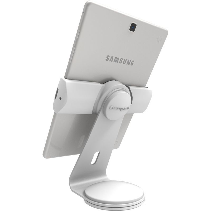 Compulocks Cling 2.0 Universal iPad Security Stand - Universal Tablet Security Stand - Up to 13" Screen Support6" Width - White