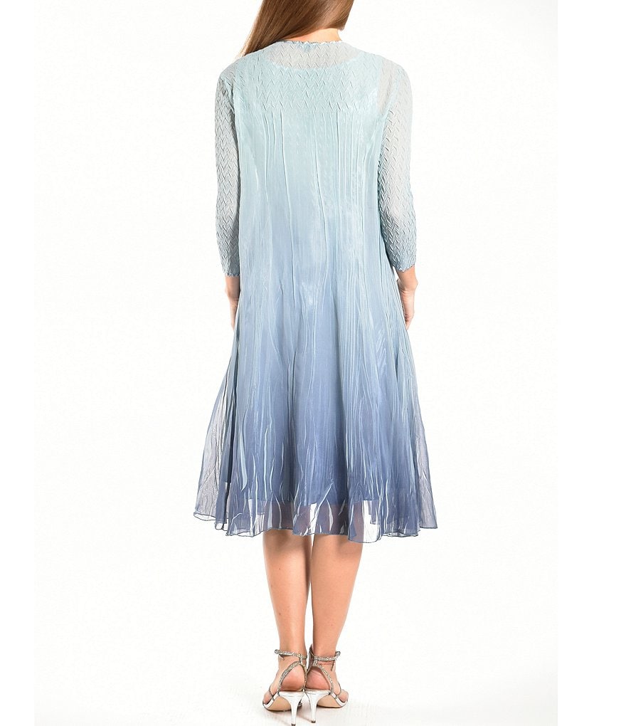 Komarov Ombre Cascade Duster Jacket Dress