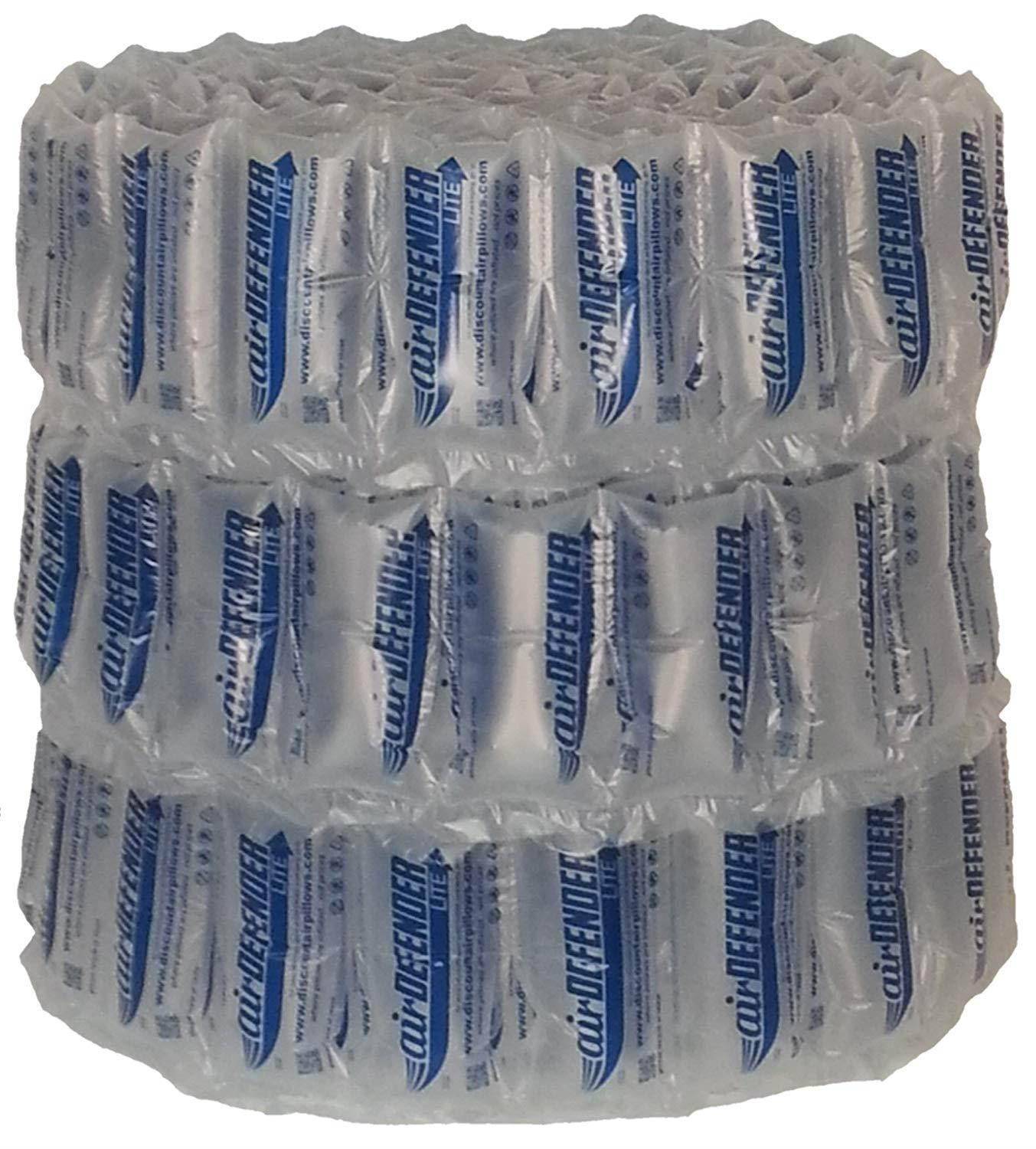 320 Count 4x8 airDEFENDER Air Pillows 39.5 Gallons 5.25 Cubic Feet Void Fill Cushioning for Packing Packaging Shipping from Discount Air Pillows
