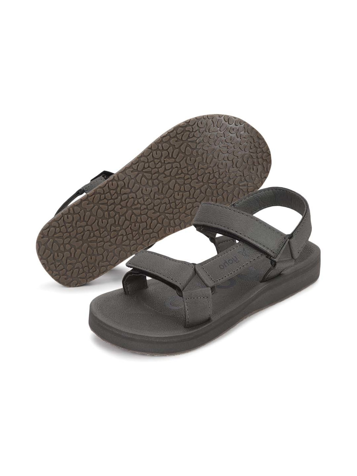 Yoho Men's Grey Floater Sandals