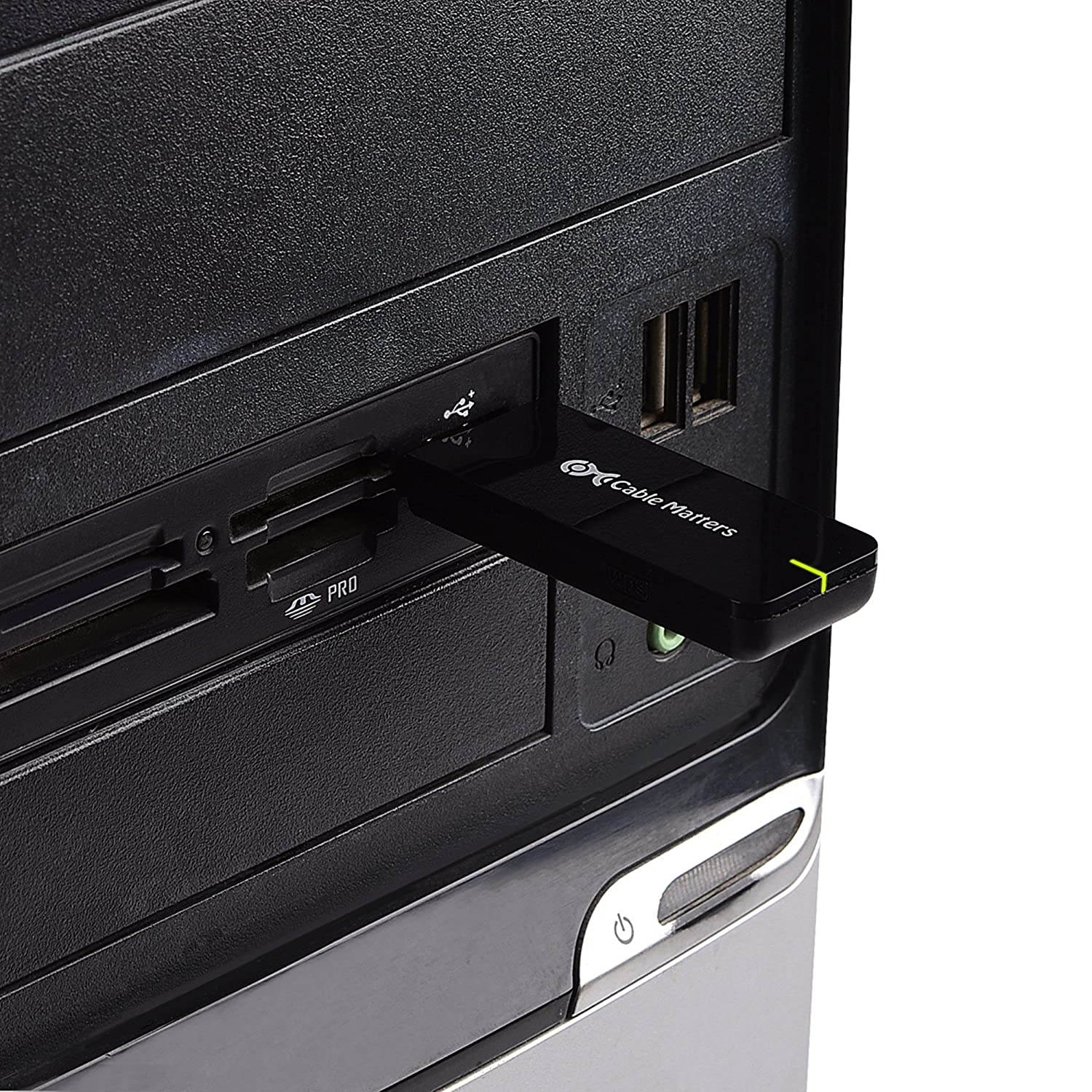 Cable Matters AC600 Dual-Band USB Wireless Adapter (Wireless AC Adapter, WiFi Adapter) for Windows and Mac