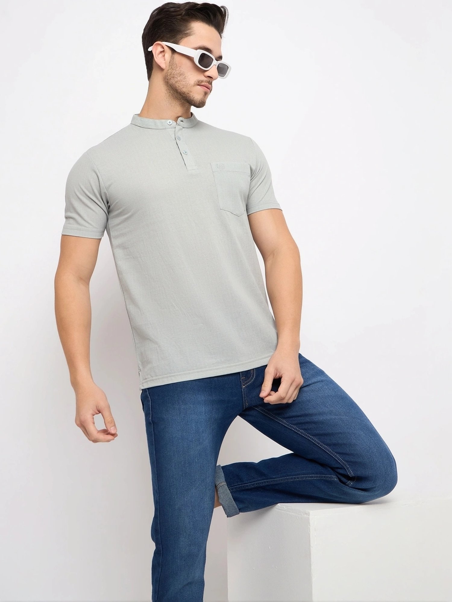 Duke Grey Regular Fit T-Shirt
